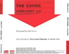 The Corrs – Long Night (CD, Single)