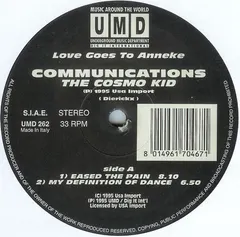 The Cosmo Kid* – Communications (Vinyl, 12")