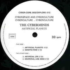 The Cyberminds – Artificial Planete (Vinyl, 12")