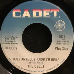 The Dells – Does Anybody Know I'm Here (Vinyl, 7")