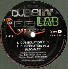 The Disciples (2) – Dub Equation (Vinyl, 10")