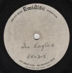 The Eagles – Exodus (Acetate, 7")