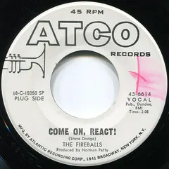 The Fireballs ATCO Records – Come On, React! (Vinyl, 7")