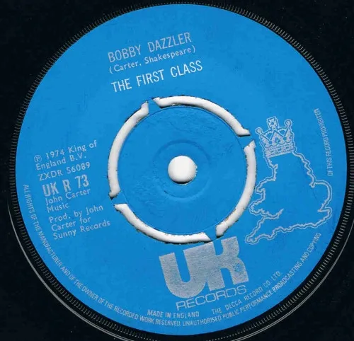 The First Class* – Bobby Dazzler