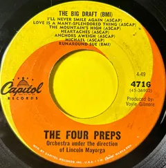 The Four Preps – The Big Draft (Vinyl, 7")