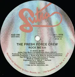 The Fresh Force Crew* Sutra Records – Rock Me (Vinyl, 12")