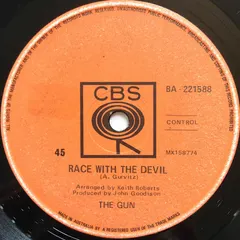 The Gun CBS – Race With The Devil (Vinyl, 7")