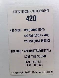 The High Children – 420 (Vinyl, 12")