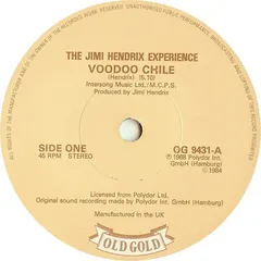 The Jimi Hendrix Experience Old Gold – Voodoo Chile (Vinyl, 7")