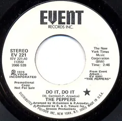 The Peppers Event Records Inc. – Do It, Do It / Just A Rock (Vinyl, 7")