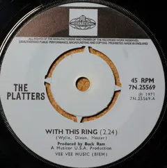 The Platters – With This Ring (Vinyl, 7")