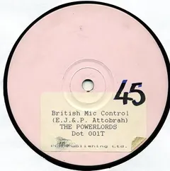 The Powerlords – British Mic Control (Vinyl, 12")