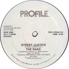 The Rake – Street Justice (Vinyl, 12")