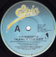 The Romantics – Talking In Your Sleep (Vinyl, 7")