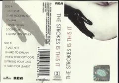 The Strokes – Is This It (Cassette, Album)