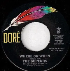 The Superbs (2) – Where Or When (Vinyl, 7")