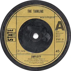 The Tamlins – Simplicity (Vinyl, 7")