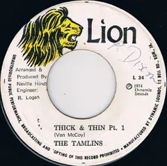 The Tamlins – Thick & Thin (Vinyl, 7")