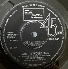 The Temptations – I Wish It Would Rain (Vinyl, 7")