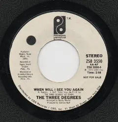 The Three Degrees – When Will I See You Again (Vinyl, 7")