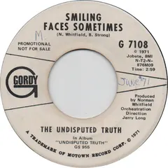 The Undisputed Truth Gordy – Smiling Faces Sometimes (Vinyl, 7")