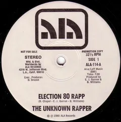 The Unknown Rapper ALA – Election 80 Rapp (Vinyl, 12")