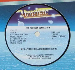 The Younger Generation Unidisc – We Rap More Mellow (Vinyl, 12")