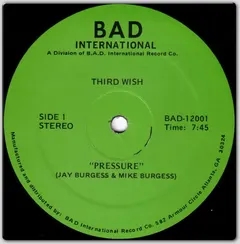Third Wish – Pressure (Vinyl, 12")