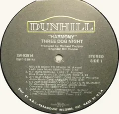 Three Dog Night – Harmony (Vinyl, LP)