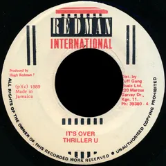 Thriller U – It's Over (Vinyl, 7")