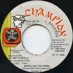 Thriller U – She's Like The Wind (Vinyl, 7")