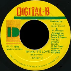 Thriller U – Think It's Love (Vinyl, 7")