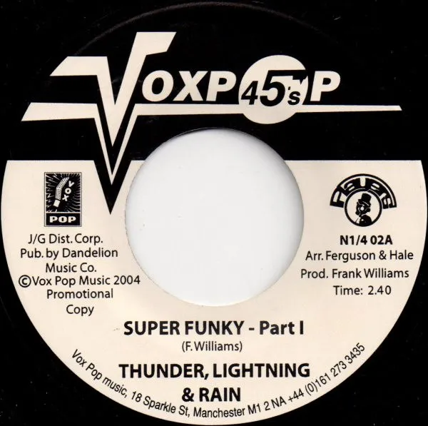 Thunder, Lightning & Rain – Super Funky