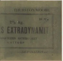 Thurston Moore – Detonation (Vinyl, 7")
