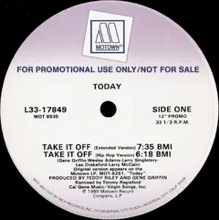 Today – Take It Off (Vinyl, 12")