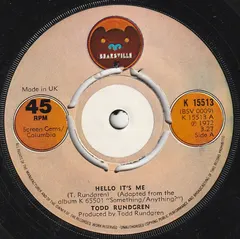 Todd Rundgren – Hello It's Me (Vinyl, 7")