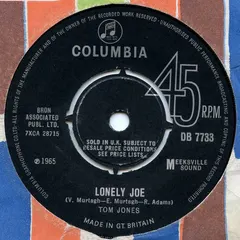 Tom Jones – Lonely Joe (Vinyl, 7")
