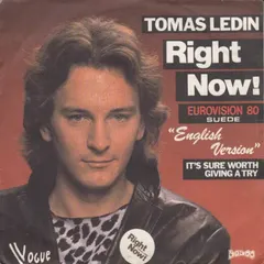 Tomas Ledin – Right Now (Vinyl, 7")