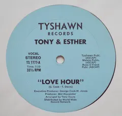 Tony* & Esther* – Love Hour (Vinyl, 12")