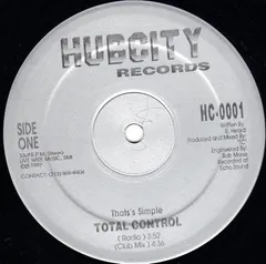 Total Control (7) – That's Simple / Drop It (Vinyl, 12")