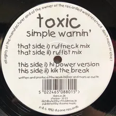 Toxic – Simple Warnin' (Vinyl, 12")