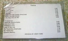Twice (12) – Twice (Cassette, Advance)