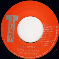 Two Rasta Man – False Rumour (Vinyl, 7")