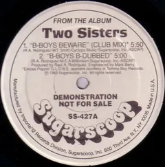 Two Sisters Sugarscoop – B-Boys Beware / Destiny (Vinyl, 12")