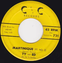 Ty And Ed – Martinique (Vinyl, 7")