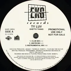 Ty Luv – Ghetto Thang (Vinyl, 12")