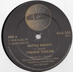 Tyrone Taylor – Settle Down (Vinyl, 12")