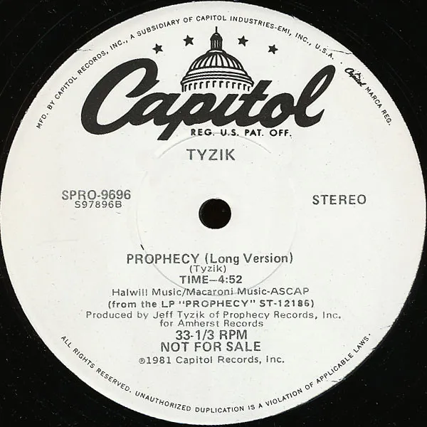 Tyzik* – Prophecy