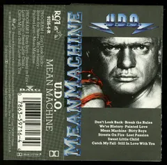 U.D.O. (2) – Mean Machine (Cassette, Album)