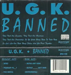 U.G.K.* – Banned (Cassette, EP)